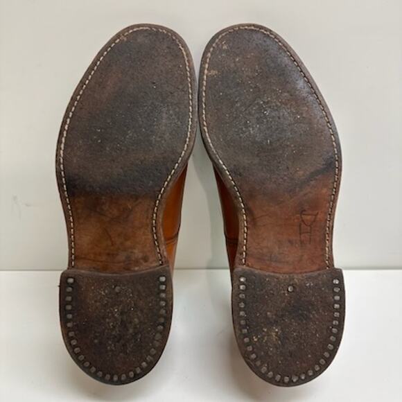 VTG RARE Tricker's Tramping Shoe Brown Derby 7278 Benchmade England UK 9 / US 10 - Picture 9 of 10